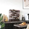 VidaXL 340893, Stahl, Holz, Braun Produktbild-Vorschau 3