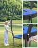 SONGMICS trampolína Ø 305 cm s žebříkem + síť + tyče + kryt Náhled obrázku produktu 2