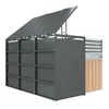 Flieks Mülltonnenbox 2 Stück, Mülltonnenschrank mit Produktbild-Vorschau 6