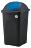 Bidone Basculina Nero Cop/Blu' 60Lt Anteprima dell’immagine prodotto 1