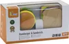 Viga 50810 Spielende Lebensmittel - Hamburger & Sandwich Produktbild-Vorschau 4