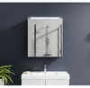 Spiegelschrank DUO 60 Grau mit LED Beleuchtung, Steckdose Produktbild-Vorschau 6