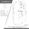 SONNI 70x40x140cm Różowa toaletka z komodą z regulacją Podgląd zdjęcia produktu 13