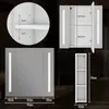 Puluomis armoire de toilette salle de bain 70cm avec 3 Voir les images du produit 5