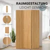 Paravent Raumteiler 3 teilig Bambus Lamellen Raumtrenner Náhled obrázku produktu 13