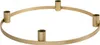 Kerzenring Stabkerzenhalter Metall Mattgold Ø35cm für Produktbild-Vorschau 1