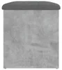 vidaXL Sitzbank mit Stauraum Betongrau 62x42x45 cm Produktbild-Vorschau 6