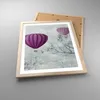 Gerahmtes Poster - Rahmen in heller Eiche - Ballon Baum Produktbild-Vorschau 3