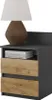 Stolik nocny Vicco Monty Antracyt/złoty dąb 39.6 x 59.1 cm, Podgląd zdjęcia produktu 4