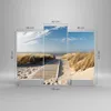 Bilder auf glas - Strand Meer Fußgängerbrücke Ufer - Produktbild-Vorschau 3