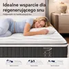 Materac 140x200 cm, wysokość 22 cm, z wbudowanym topperem, Podgląd zdjęcia produktu 7