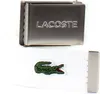 LACOSTE cintura Casual Woven Strap W130 Bright White bianco Anteprima dell’immagine prodotto 1