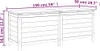 vidaXL Zahradní truhla 150x50x56,5 cm z masivního jedlového Náhled obrázku produktu 8