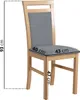 A single chair with dimensions indicated by lines and text. Produktbild-Vorschau