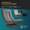 CASARIA® Sessel verstellbare Rückenlehne 360° Drehbar Produktbild-Vorschau 7