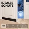 Türdichtung selbstklebend Zugluftstopper Tür 200cm Produktbild-Vorschau 2