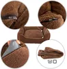 lionto Katzenkissen modernes Bett mit Plüsch-Innenfläche & Produktbild-Vorschau 5