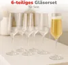 alpina Champagner Gläser Flûte - 220 Milliliter - 6 Stück Produktbild-Vorschau 2