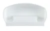 A white plastic kitchen waste bin designed to hang on a cabinet door or drawer. Náhled obrázku produktu