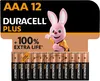 A display pack of Duracell Plus AAA batteries featuring the Duracell Bunny mascot and promotional text. Anteprima dell’immagine prodotto