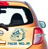 Aufkleber - Autoaufkleber "Finger Weg!" 22cm x 27cm Produktbild-Vorschau 1