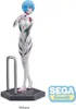 A figurine of Rei Ayanami from Evangelion standing on a hexagonal base with a metal stand. Náhľad obrázku produktu