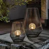 esotec Lampe solaire Photophores ILONA Lot de 2 POLY-RATTAN Voir les images du produit 1