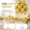 50 palloncini, decorazioni per matrimonio, colore oro, Anteprima dell’immagine prodotto 7