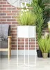 Moderner Blumenständer weiß 70 cm GLAM Produktbild-Vorschau 2