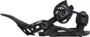 A side view of a black snowboard binding. Produktbild-Vorschau