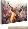 Leinwand Bilder 120x80 cm - Schottisches Hochlandrind, Produktbild-Vorschau 1