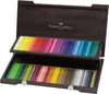 A wooden case containing two trays of colored pencils, arranged by color. Podgląd zdjęcia produktu