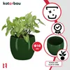 KOTARBAU® Sada 2 kvetináčov keramických okrúhlych ⌀ 10 cm Náhľad obrázku produktu 4