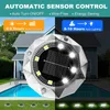 10 Stück Solar Bodenleuchten Aussen, 8 LED Solarlampen für Produktbild-Vorschau 4