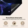 KitchenYeah© Herdabdeckplatte Buntes Bild der Milchstraße Produktbild-Vorschau 5