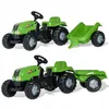rolly toys Kindertrekker met aanhanger, groen/zilver, Productafbeelding-voorbeeld 4