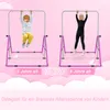 Two children using a gymnastics bar, one younger and one older, with age indicators. Voir les images du produit