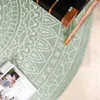 Volero - Tapis d'extérieur rond - Summer Azteca Vert - Ø Voir les images du produit 5