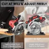 TEENO Scie circulaire laser sans fil 4000 RPM avec frein Voir les images du produit 5