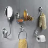 Porta asciugamani a ventosa 30cm metallo cromato | Menta Anteprima dell’immagine prodotto 4