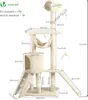 VOUNOT® Kratzbaum XXL mit Kratzbrett Sisalseil für Katzen, Produktbild-Vorschau 4