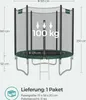 SONGMICS Trampolin Ø 183 cm, Gartentrampolin für Kinder mit Produktbild-Vorschau 7