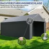 Vigevee Garagenzelt 3x6 m, Carport mit Seitenwaenden, PE Produktbild-Vorschau 3