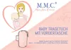 Babytragetuch elastisch 510 cm Tragehilfe mit Vordertasche Produktbild-Vorschau 6