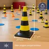 Žlutý/černý kužel - 50 cm Náhled obrázku produktu 9