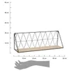 Półka dekoracyjna na ścianę, 48 x 12 cm, wisząca Podgląd zdjęcia produktu 5