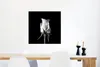 MuchoWow® Poster Rosen - Blumen - Schwarz - Weiß 50x50 cm - Produktbild-Vorschau 5