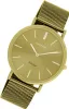 Oozoo Armbanduhr senfgelb Edelstahl C20000 Vintage Produktbild-Vorschau 1