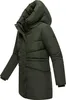 Marikoo Damen Steppmantel Wintermantel Teddyfell gefüttert Produktbild-Vorschau 6