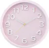 MPM-Quality Wanduhr Tahira rund Ø 350 mm Kunststoff Violett Produktbild-Vorschau 1
